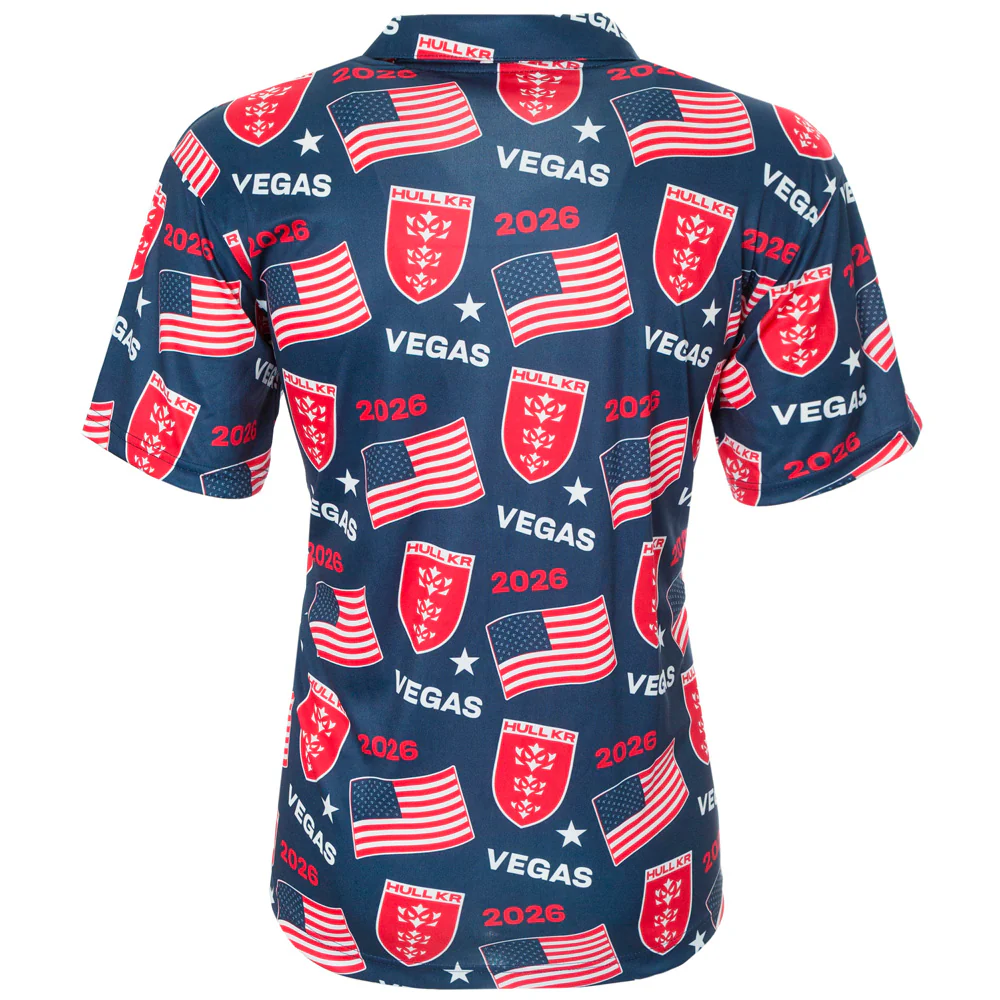 HULL KR USA HAWAIIAN NAVY SHIRT - Image 3